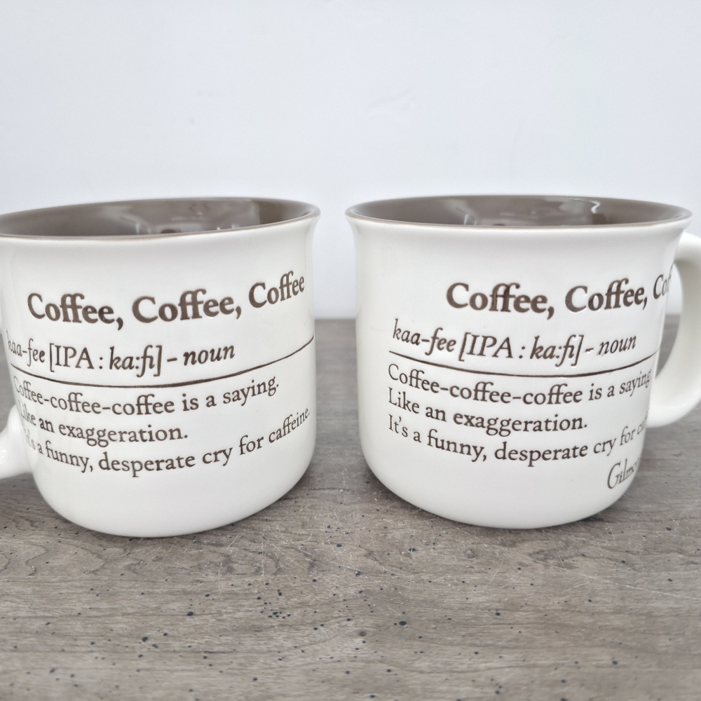 2 x Gilmore Girls Coffee Mugs